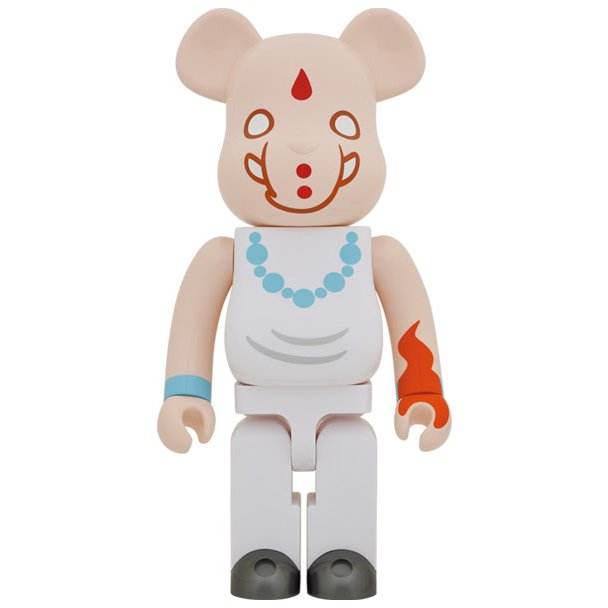 400% Bearbrick - Brahman Elephant (Blue) by Medicom Toys, limited edition collectible figure.