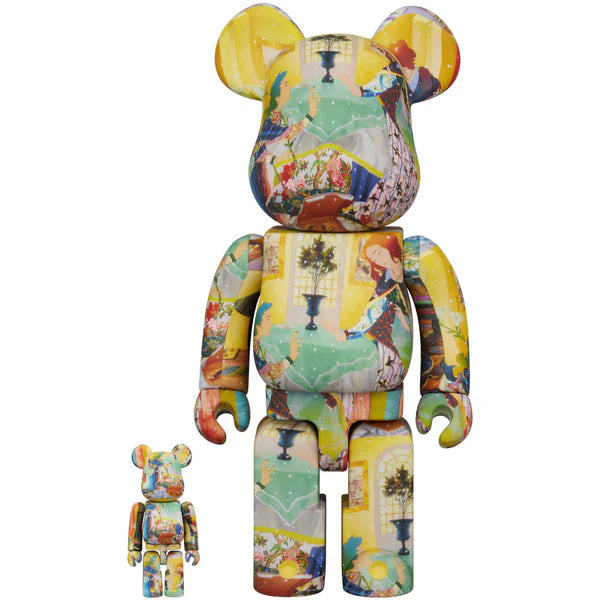 400% & 100% Bearbrick sæt - Tomokazu Matsuyama