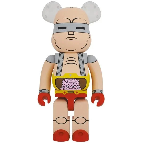 1000% Bearbrick figure of Krang's Robot from Teenage Mutant Ninja Turtles, limited edition by Medicom Toys.