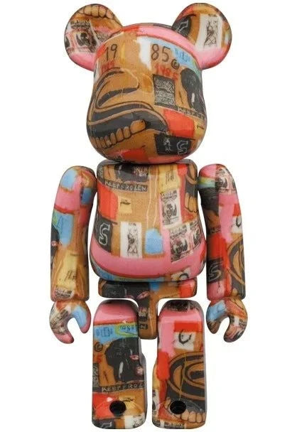 400% & 100% Bearbrick sæt - Andy Warhol x Jean-Michel Basquiat (V2 - D