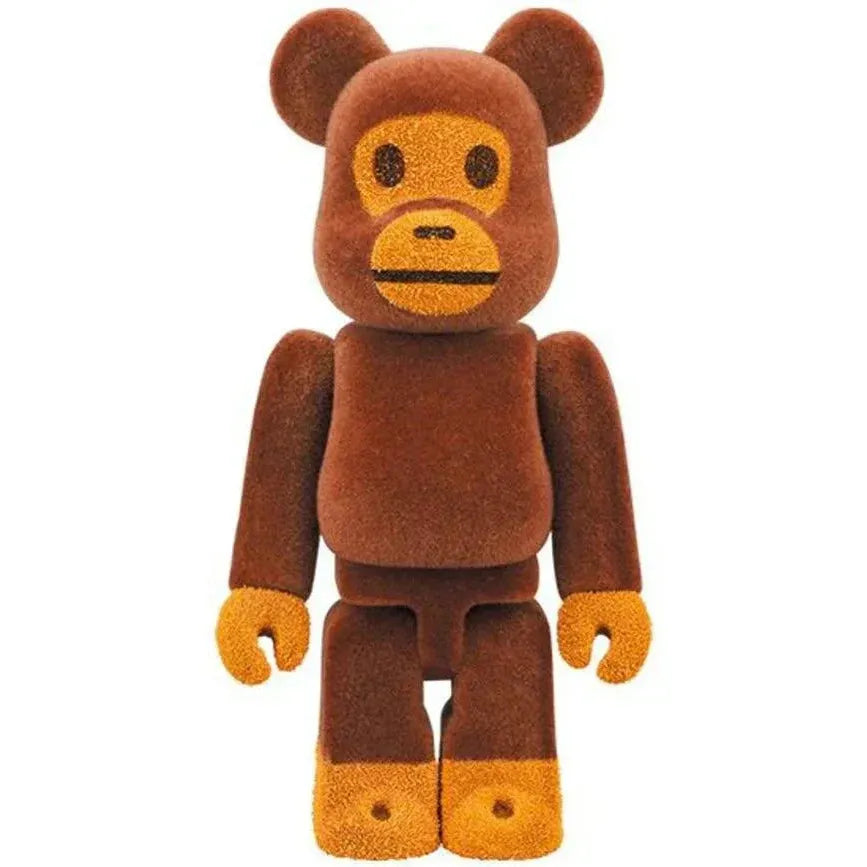 400% & 100% Bearbrick sæt - Baby Milo by BAPE - (Flocky ver.)-Medicom Toy-Bearbrick