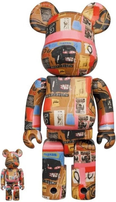 400% & 100% Bearbrick Set – Andy Warhol x Jean-Michel Basquiat #2