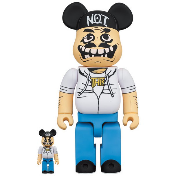 400% & 100% Bearbrick sæt - Notman (Anthrax) Default Title