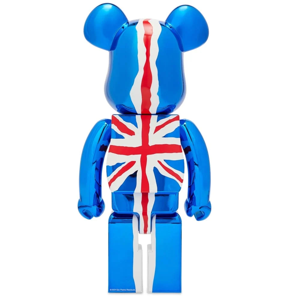 1000% Bearbrick - Sex Pistols - God save the Queen (Chrome Edition)