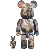 400% & 100% Bearbrick sæt - Eugène Delacroix (Liberty Leading the People)