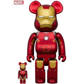 400% & 100% Bearbrick - Iron Man - Mark IV (Infinity Saga)