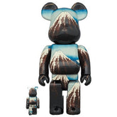 400% & 100% Bearbrick Sæt - Katsushika Hokusai (Sanka Hakuu)