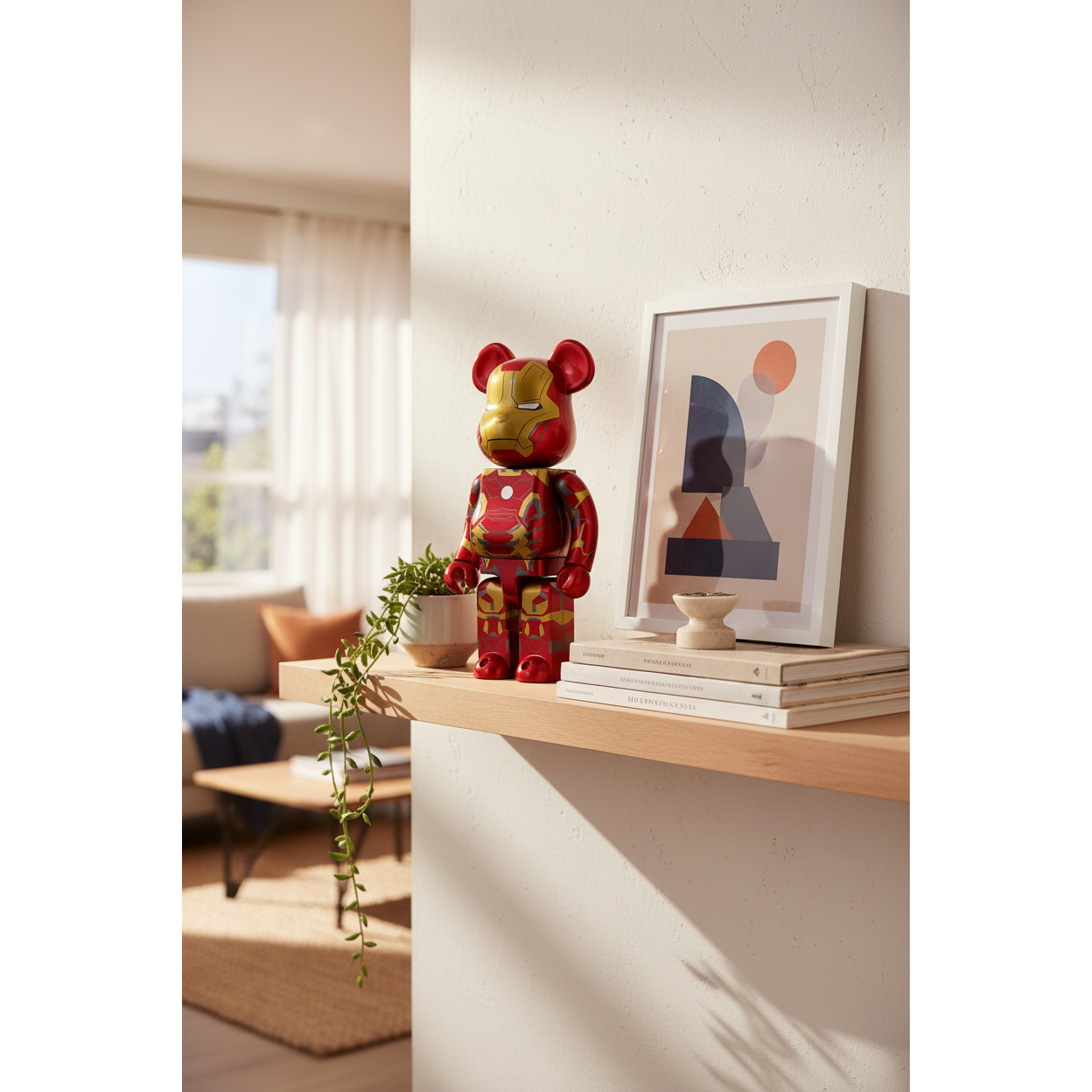400% & 100% Bearbrick - Iron Man - Mark 43 (Infinity Saga)