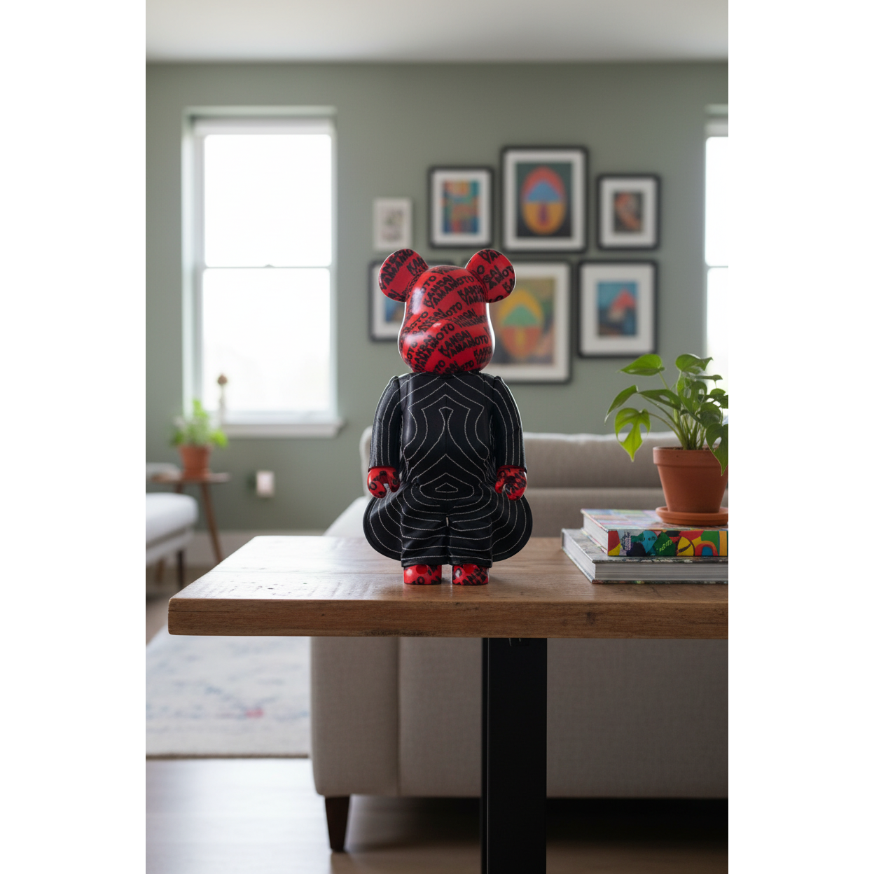 400% Bearbrick - Kansai Yamamoto (Tokyo Pop)-Medicom Toy-Bearbrick