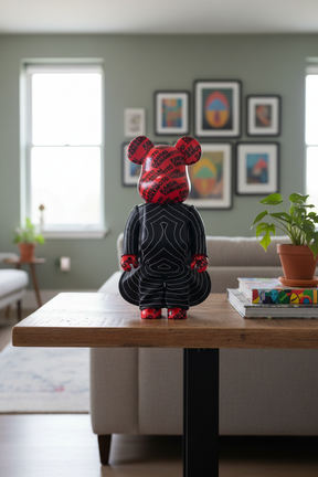 400% Bearbrick - Kansai Yamamoto (Tokyo Pop)-Medicom Toy-Bearbrick