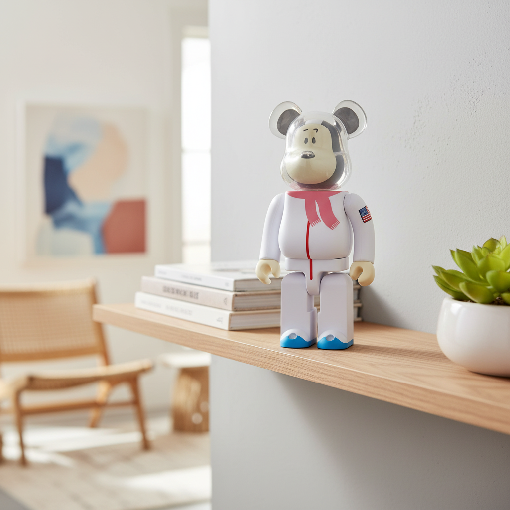 400% Bearbrick - Astronaut Snoopy (Peanuts)