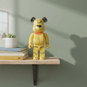 400% & 100% Bearbrick sæt - Muttley (Wacky Races)-Medicom Toy-Bearbrick