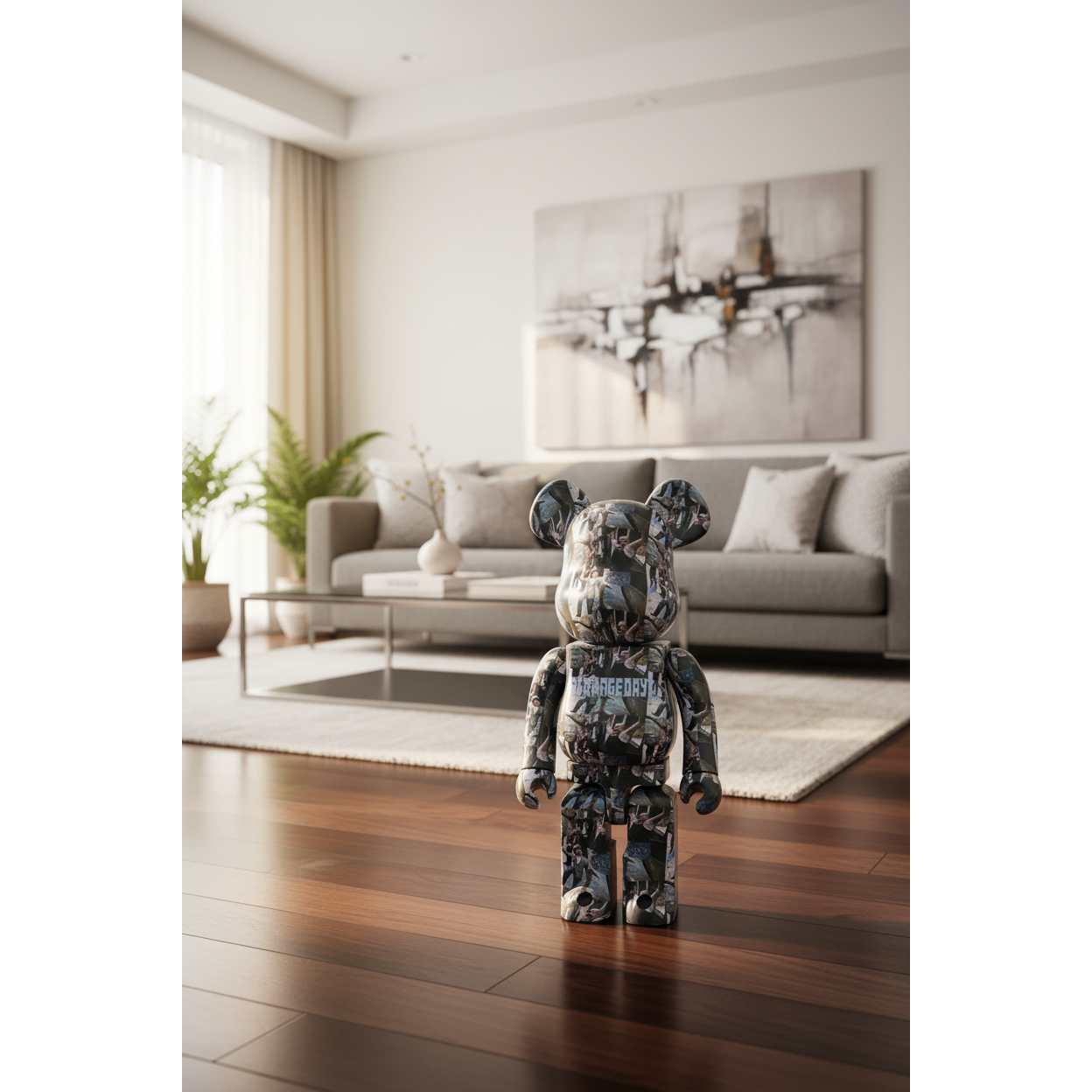 1000% Bearbrick - Strange Days (The Doors)-Medicom Toy-Bearbrick