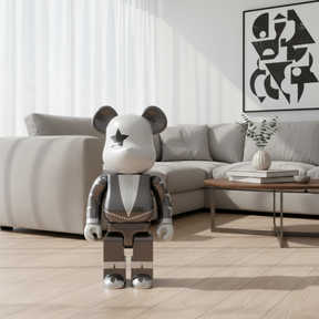 1000% Bearbrick - KISS Star Child (Chrome ed.)