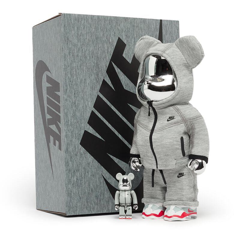 400% & 100% Bearbrick Sæt - Nike Tech Fleece N98