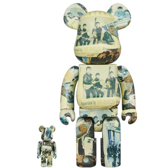 400% & 100% Bearbrick sæt - The Beatles (Anthology)