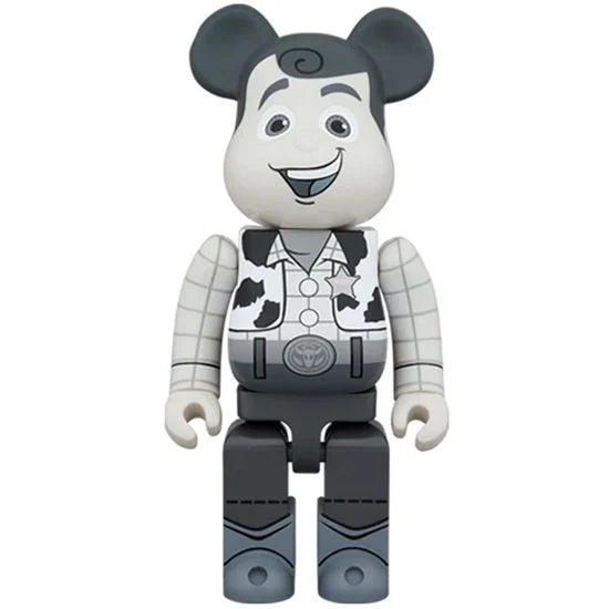 Woody Mono Edition Bearbrick figure inspired by Toy Story.