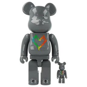 400% & 100% Bearbrick sæt - Roarguns (20th Anniversary)