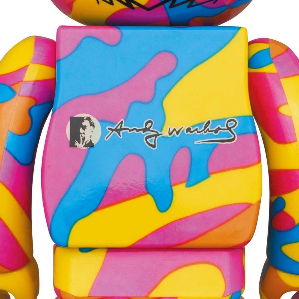 1000% Bearbrick - Andy Warhol (Special edition BWWT 3)