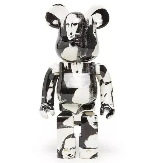 1000% Bearbrick - Andy Warhol (Double Mona Lisa)
