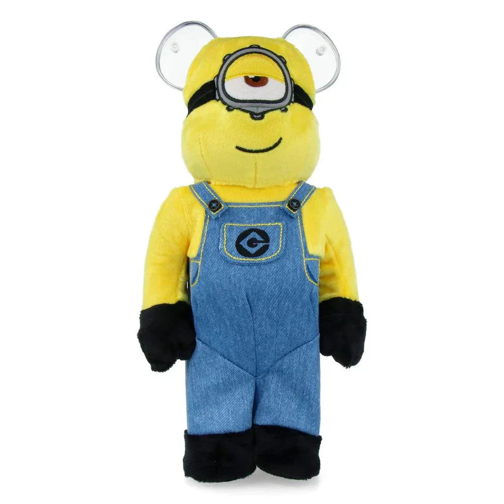 400% Bearbrick Minions Stuart Costume Edition in Yellow Overalls