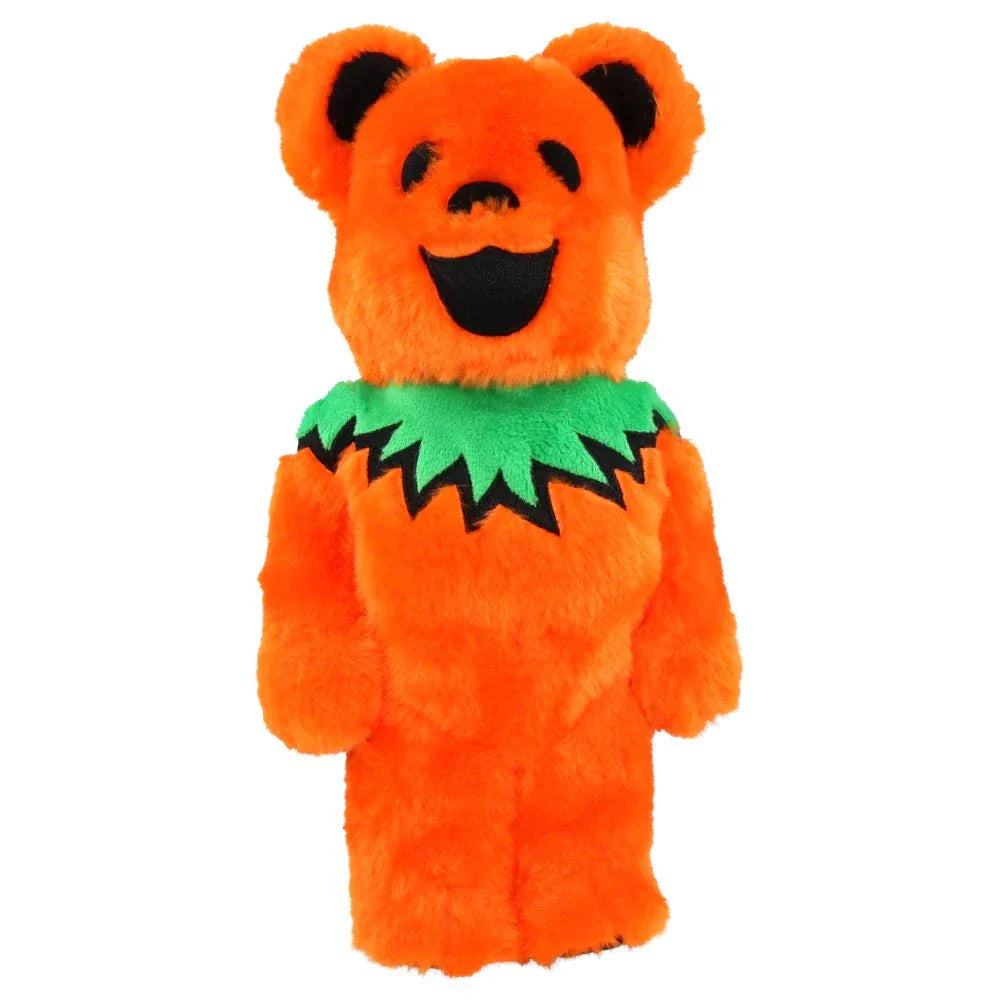 400% Bearbrick Grateful Dead Dancing Bears Costume Ver. Orange collectible.