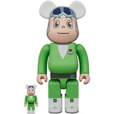 400% & 100% Bearbrick Set - Bon (Time Patrol)