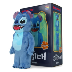 Bearbrick 400% - Stitch (Costume version)-Medicom Toy-Bearbrick