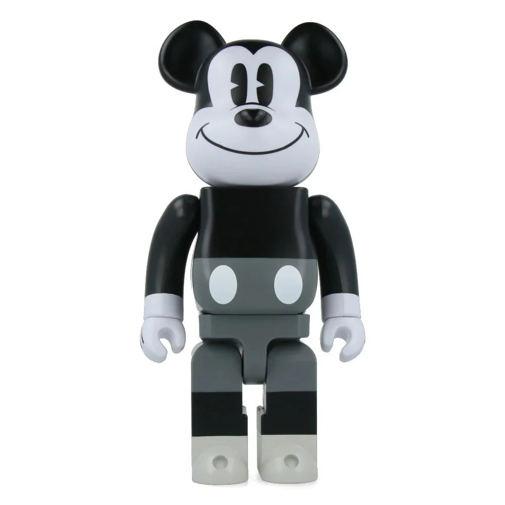 400% Bearbrick - Mickey Mouse (Black & White)-Medicom Toy-Bearbrick