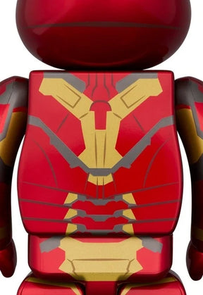 400% & 100% Bearbrick - Iron Man - Mark 43 (Infinity Saga)