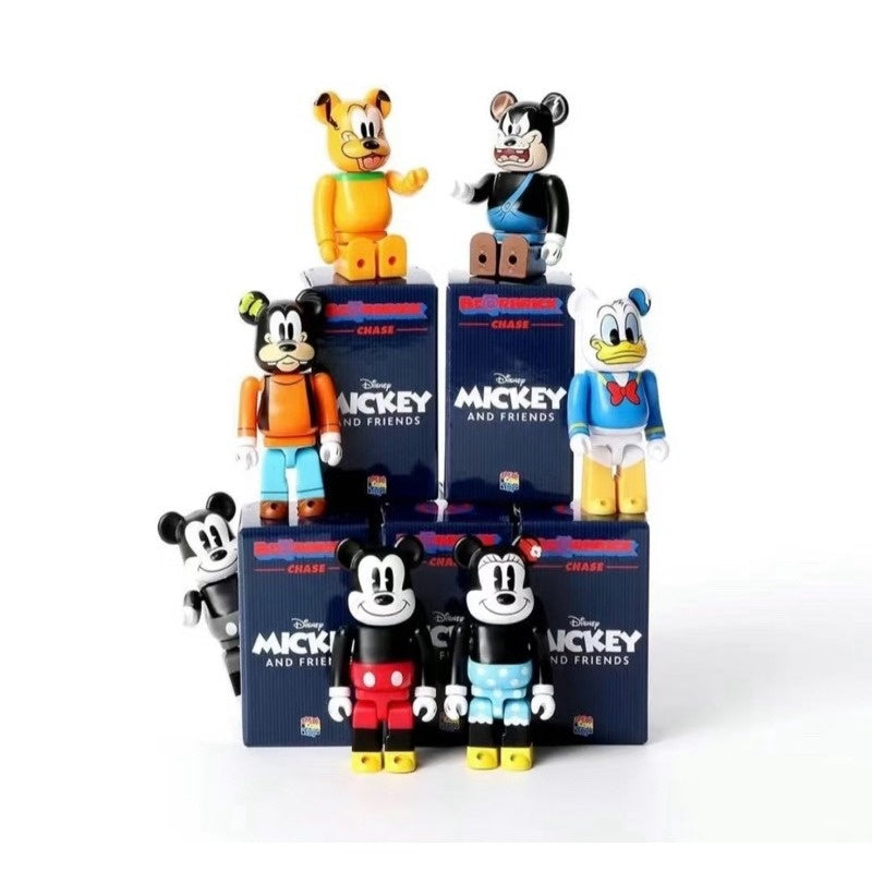 100% Bearbrick Blindbox Chase Series - Mickey and Friends