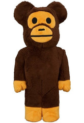 400% Bearbrick - Baby Milo by BAPE - A Bathing Ape (Kostume version)