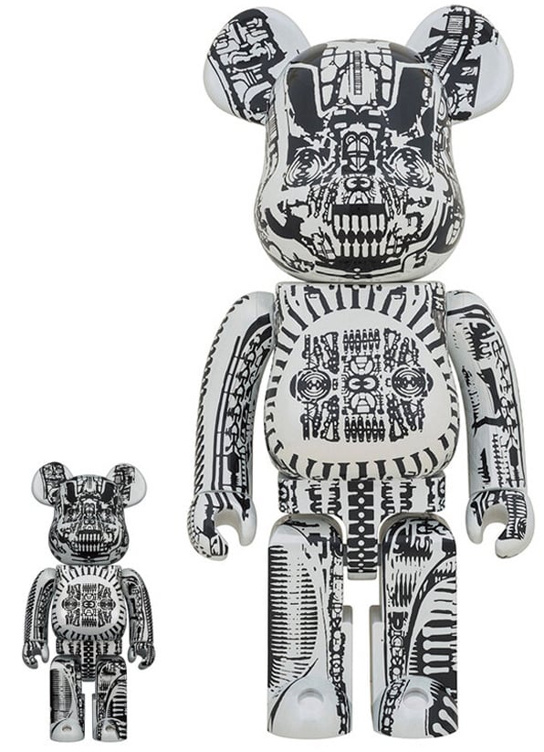 400% & 100% Bearbrick - Boston Museum (Toshusai Sharaku)