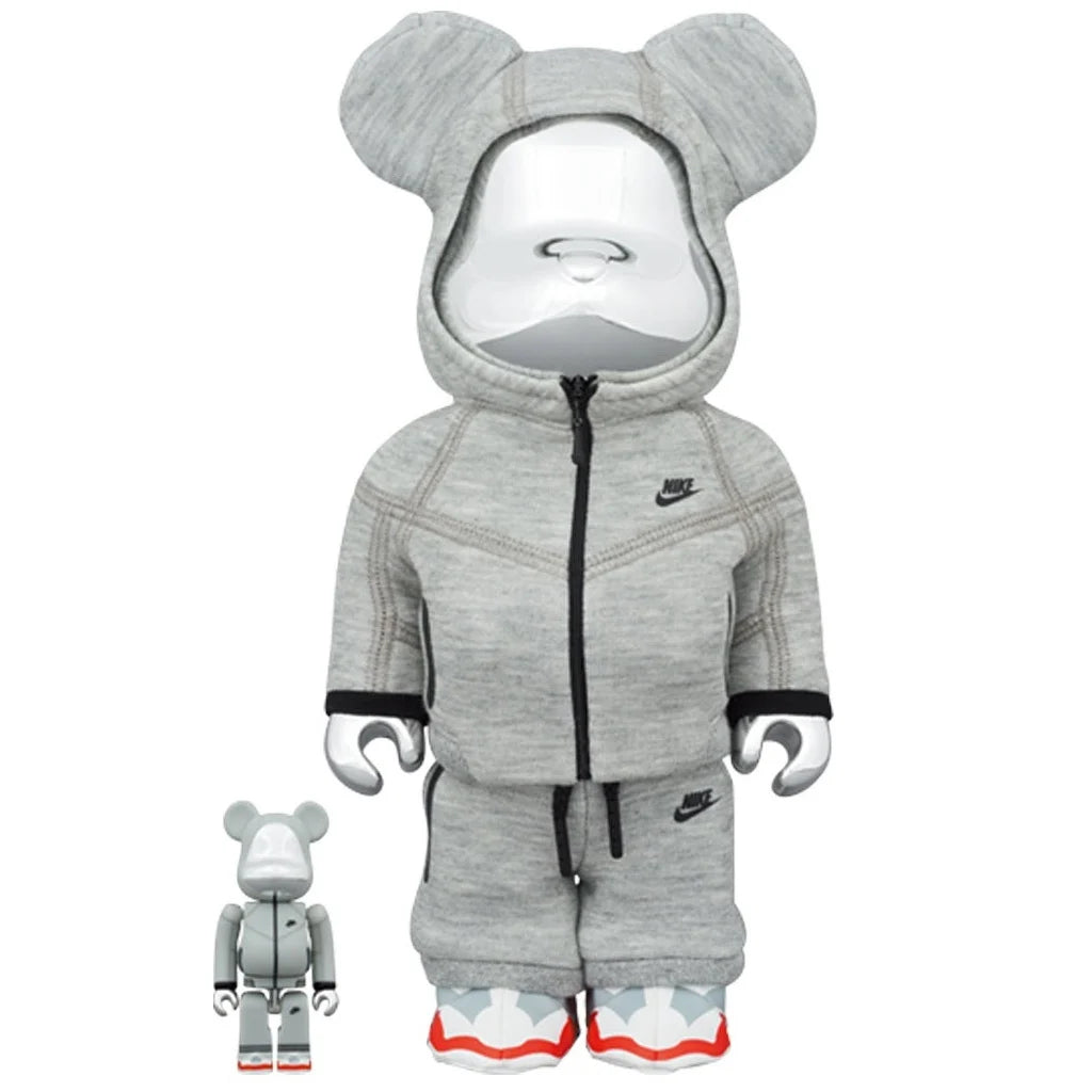 400% & 100% Bearbrick Sæt - Nike Tech Fleece N98