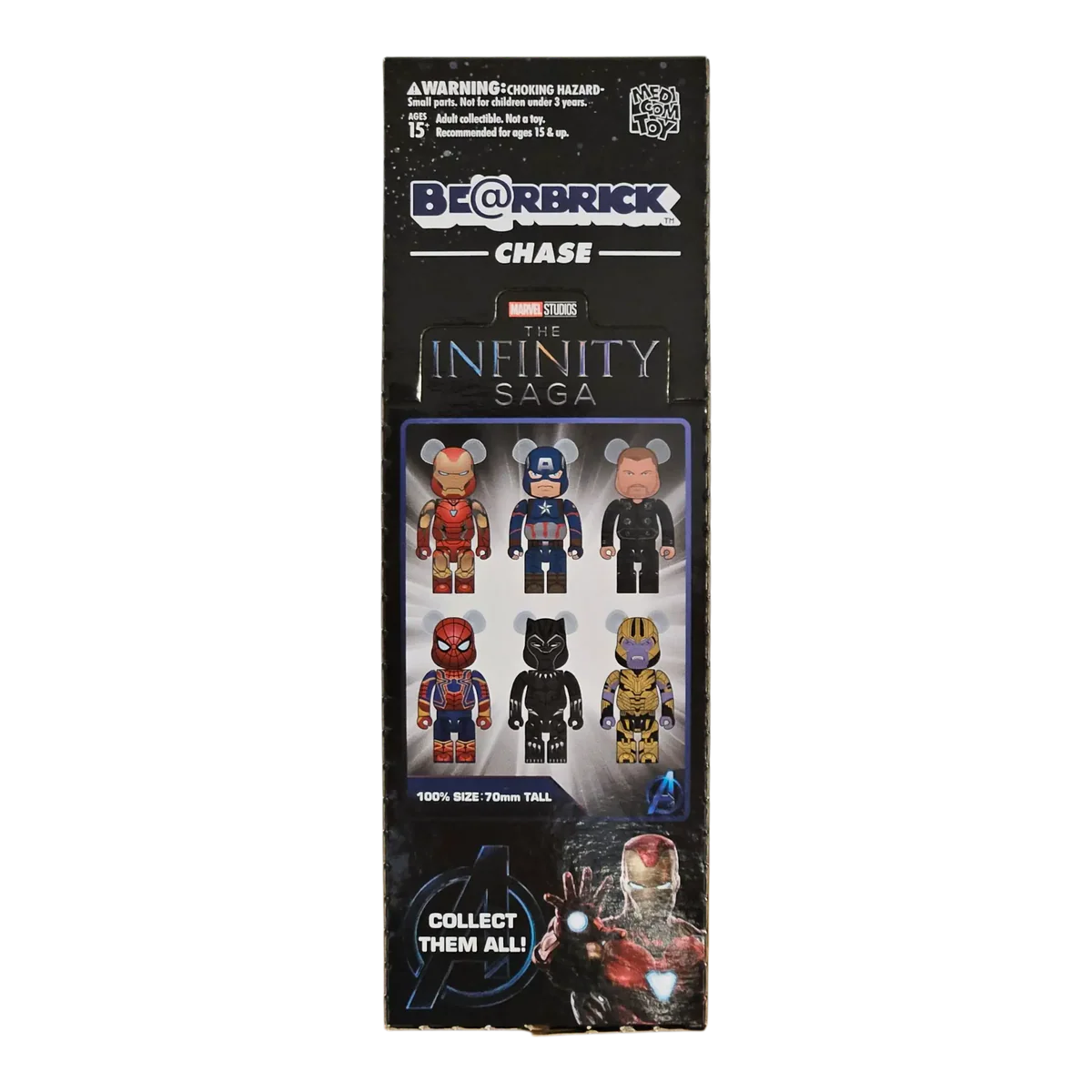 100% Bearbrick Blindbox Chase Series - MARVEL Infinity Saga
